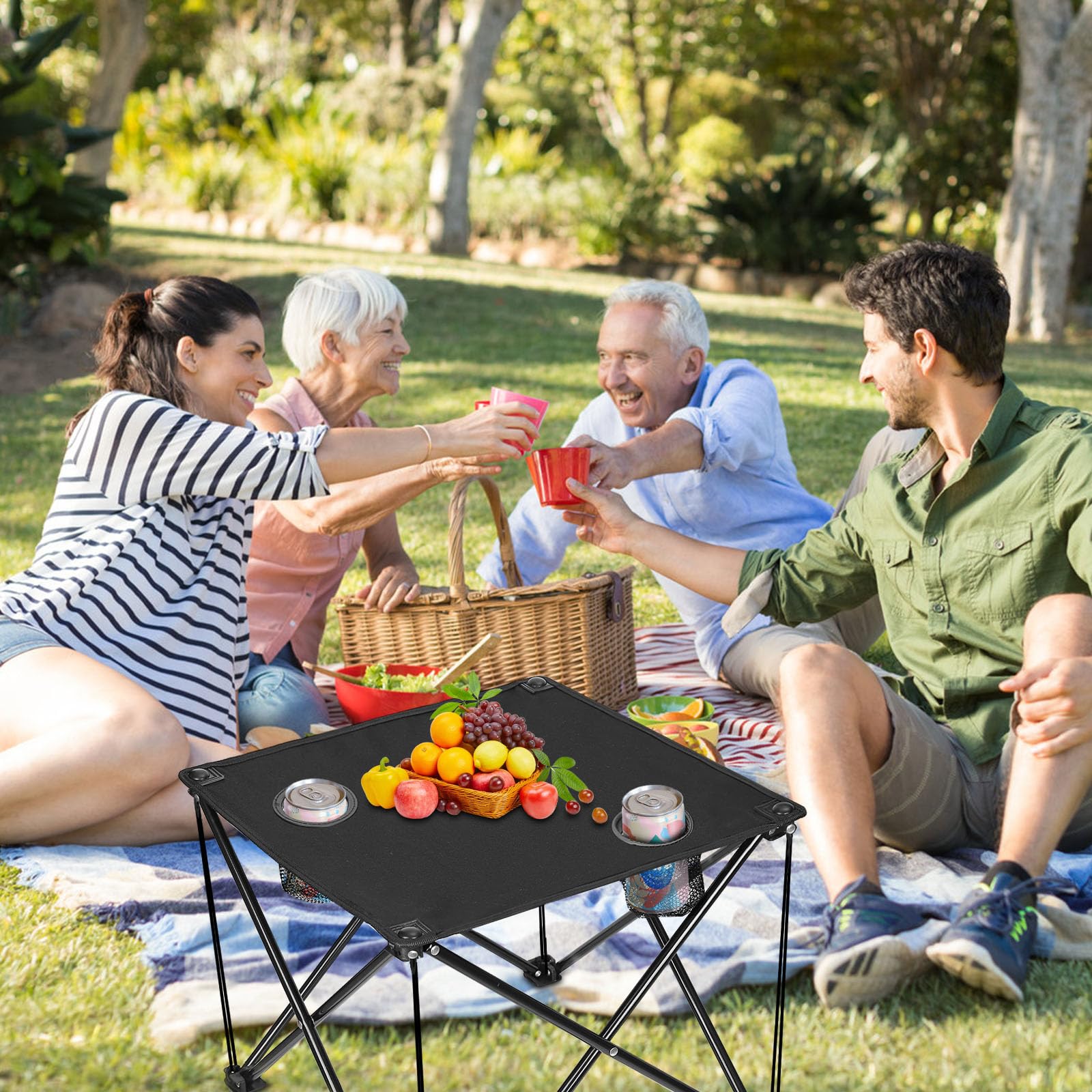 Moclever lightweight table handles up to 44 pounds for versatility.