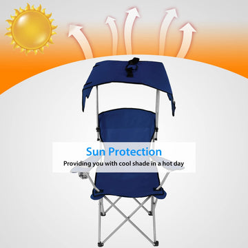 Moclever versatile outdoor chair for camping, park, or patio shade