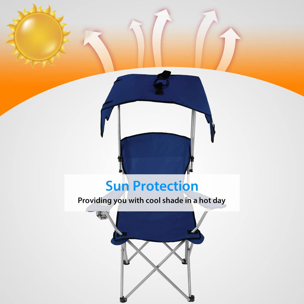 Moclever versatile outdoor chair for camping, park, or patio shade