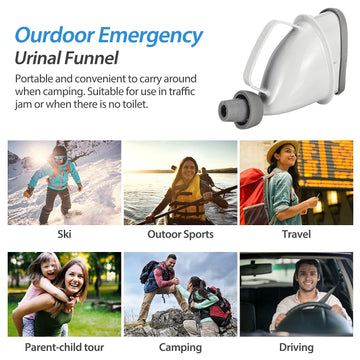 Moclever reusable-urination-funnel promotes sustainable travel use.