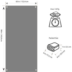 MODERN GRIZZLY Tyvek footprint under tent demonstrates moisture barrier and air circulation