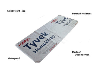 Modern Grizzly Tyvek ground sheet highlights waterproof and tear resistance
