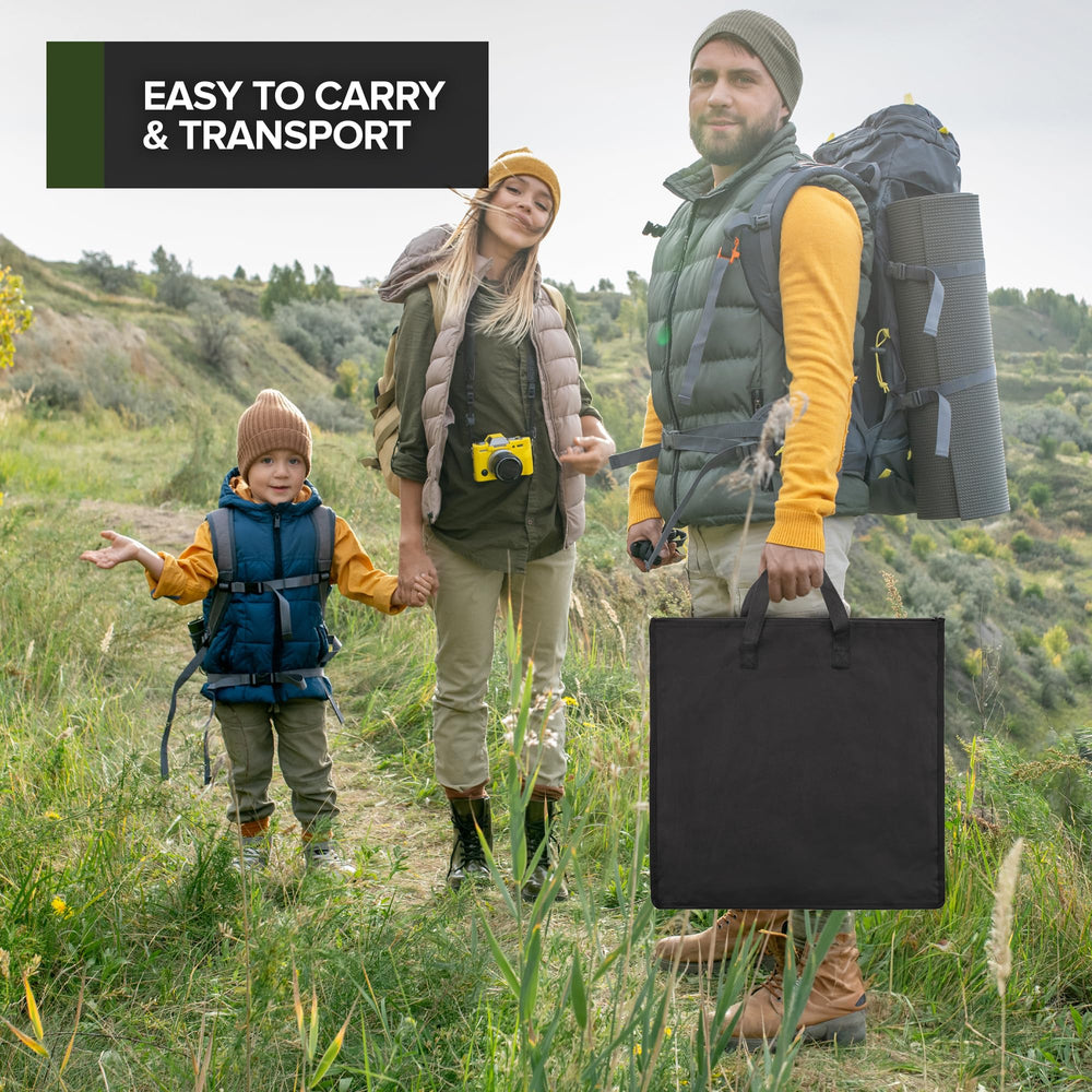 Modern Innovations compact foldable design for easy packing and storage.