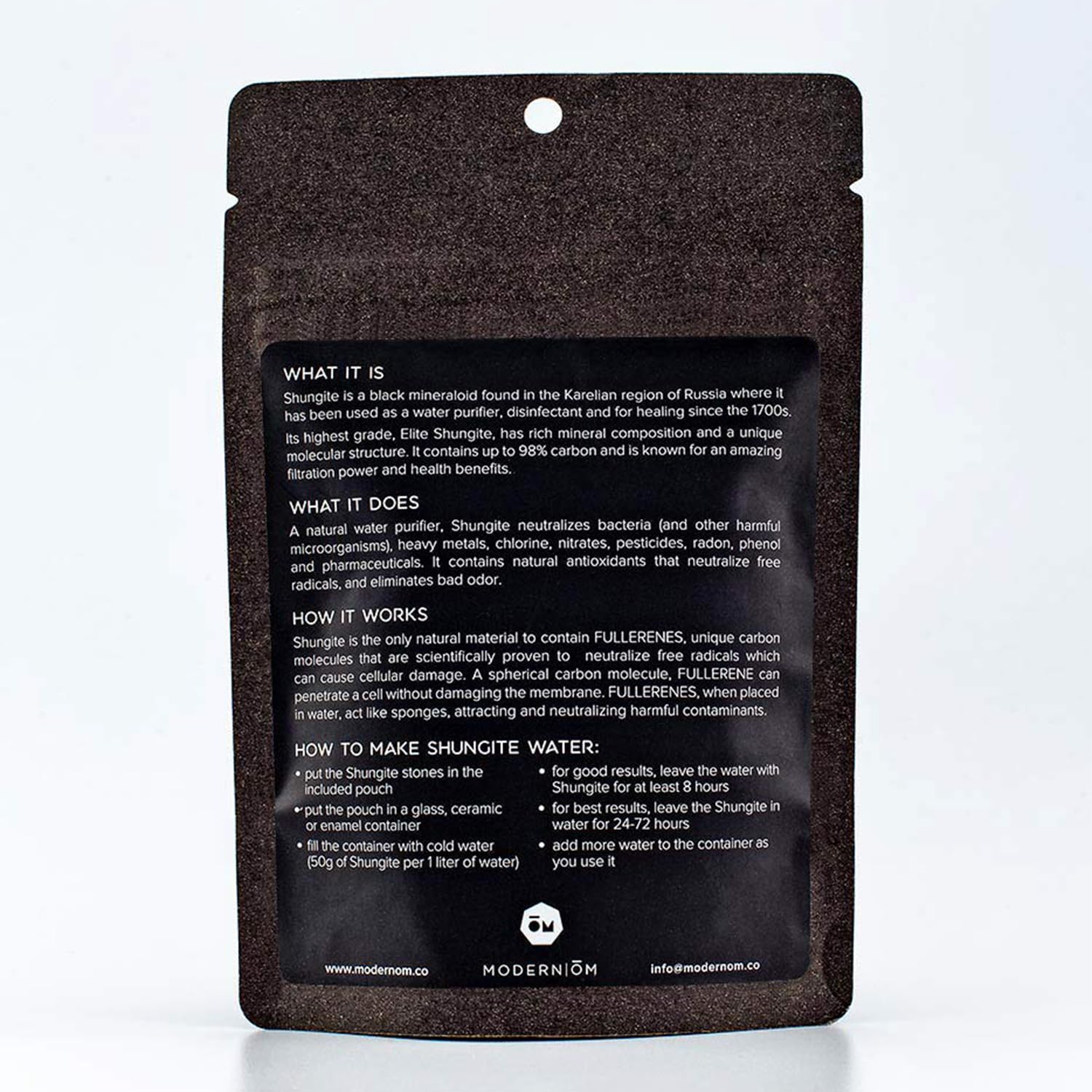 Modern OM Shungite kit with family, pets, and plants in mind