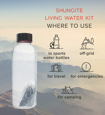 Modern OM Living Water Kit offers three pouches for convenient purification