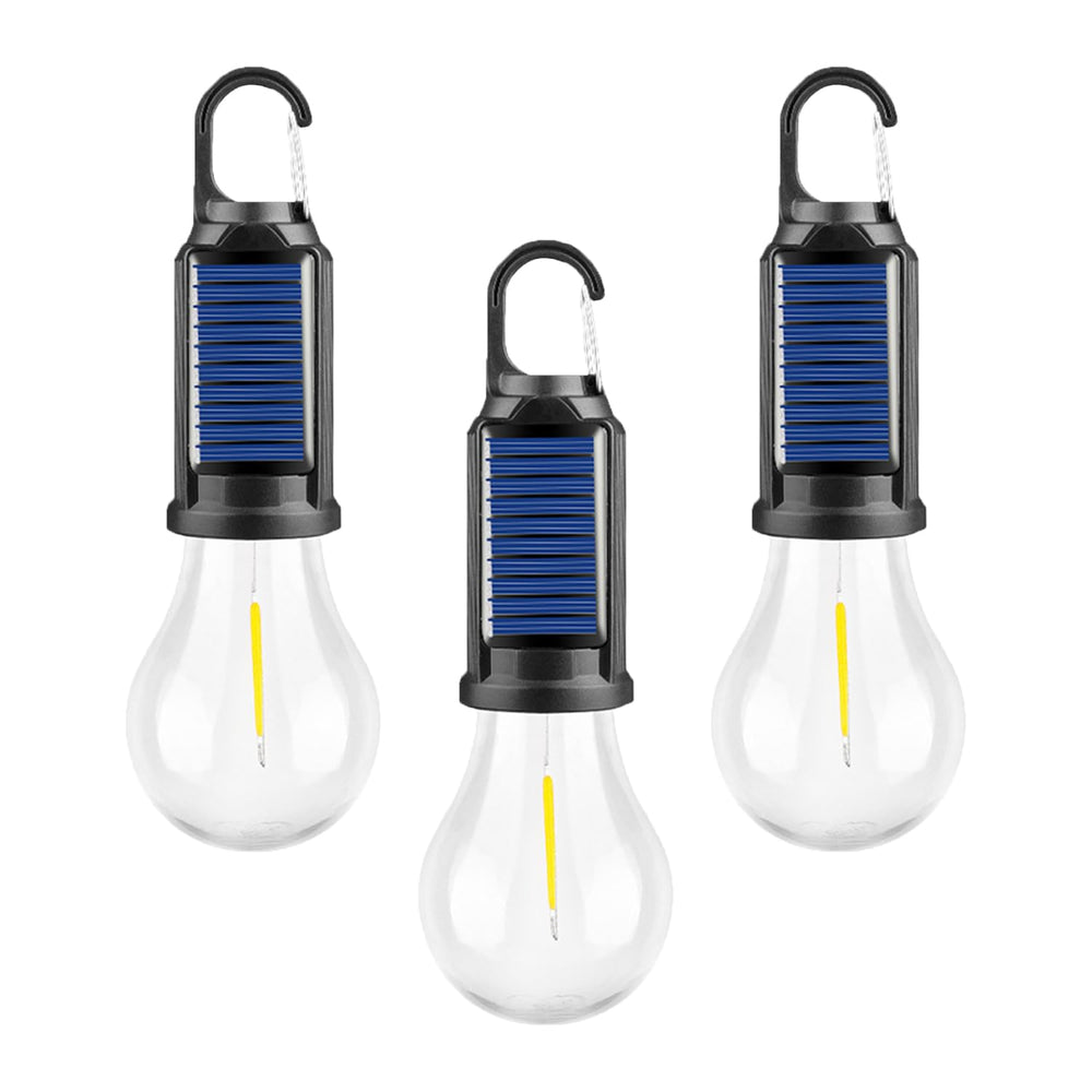 MODOAO solar camping light pack showing multiple lanterns for group camping