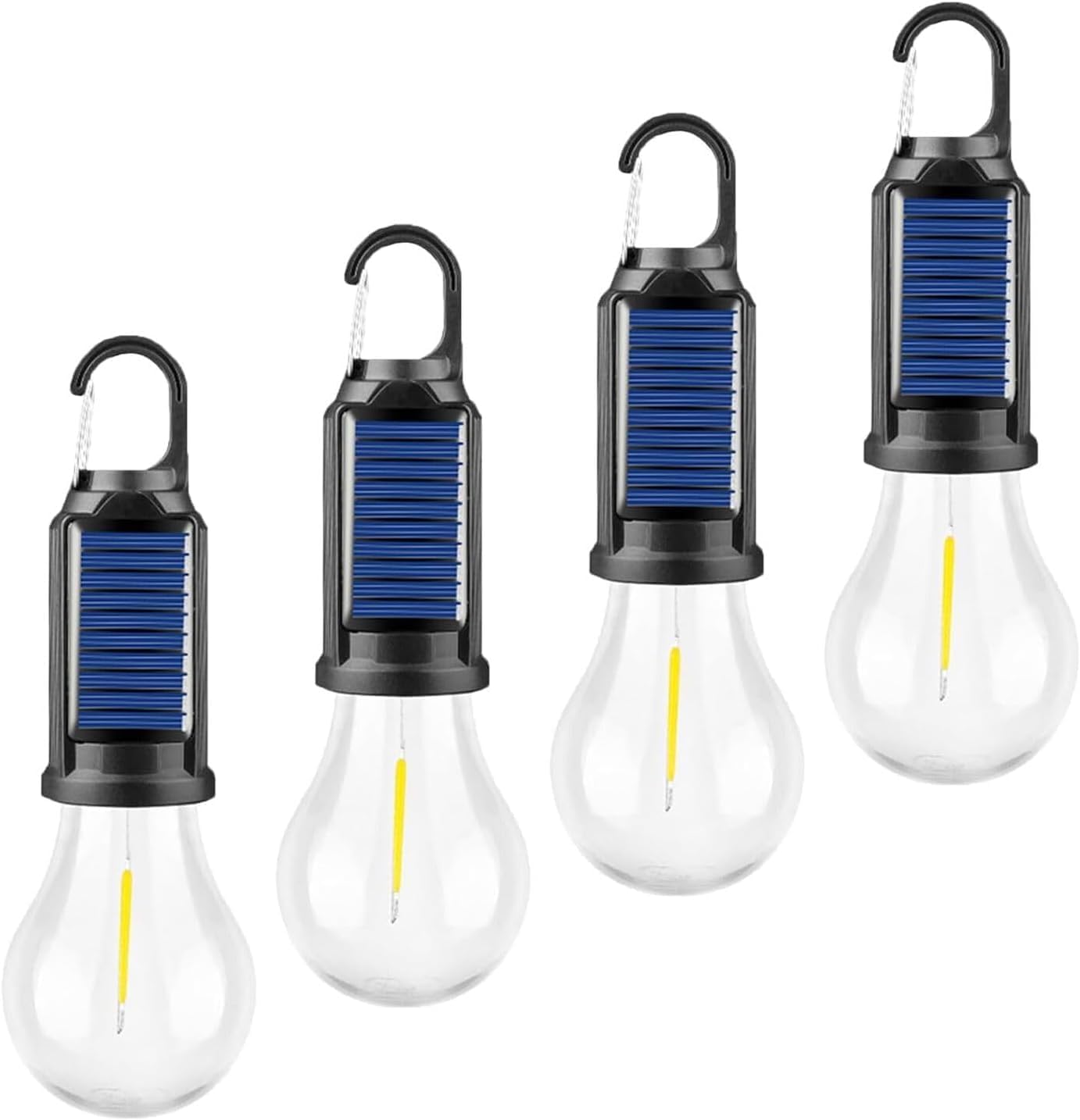 MODOAO solar tent lights lantern hanging for camping glow