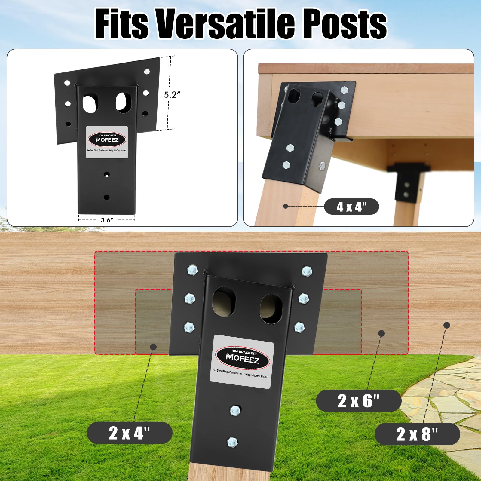 MOFEEZ welded joints illustrate robust, wobble-free support for heavy-duty platforms.