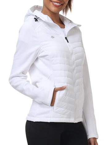 MoFiz hooded jacket with drawcord for adjustable wind resistance