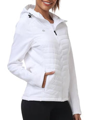 MoFiz hooded jacket with drawcord for adjustable wind resistance