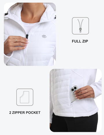MoFiz jacket inside pockets for secure belongings during activity