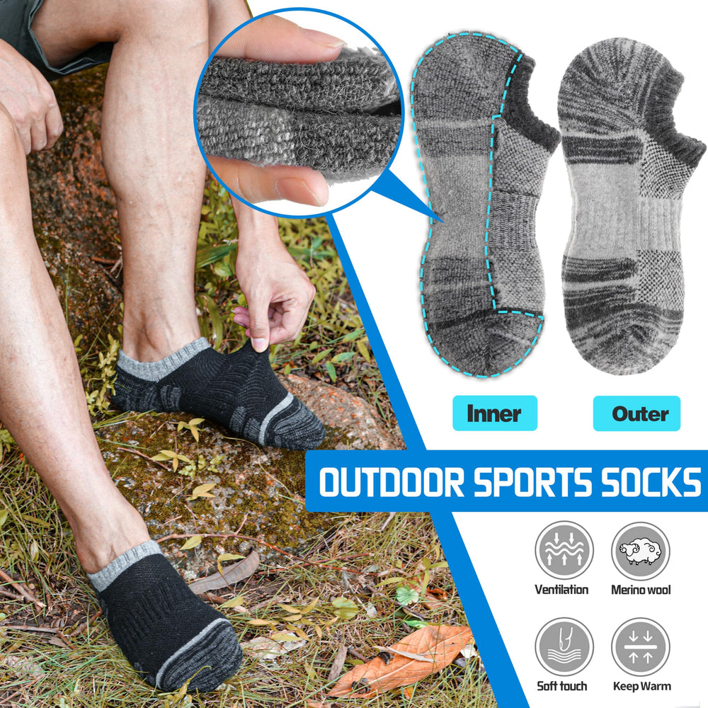 MOGGEI merino no-show socks gift-pack: ideal stocking stuffer for loved ones