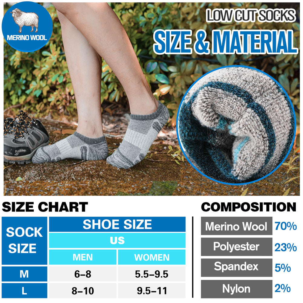 MOGGEI merino no-show socks warmth: keeps feet warmer in cool mornings