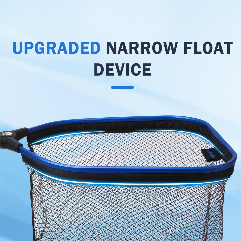 Foam-padded hoop for safe fish handling