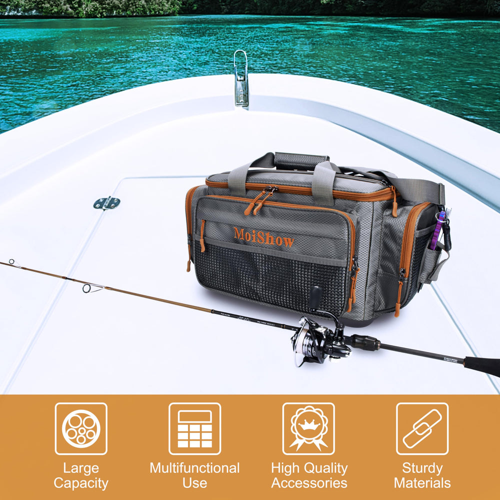 MoiShow grey bottom demonstrates waterproof, anti-slip stability on wet decks.