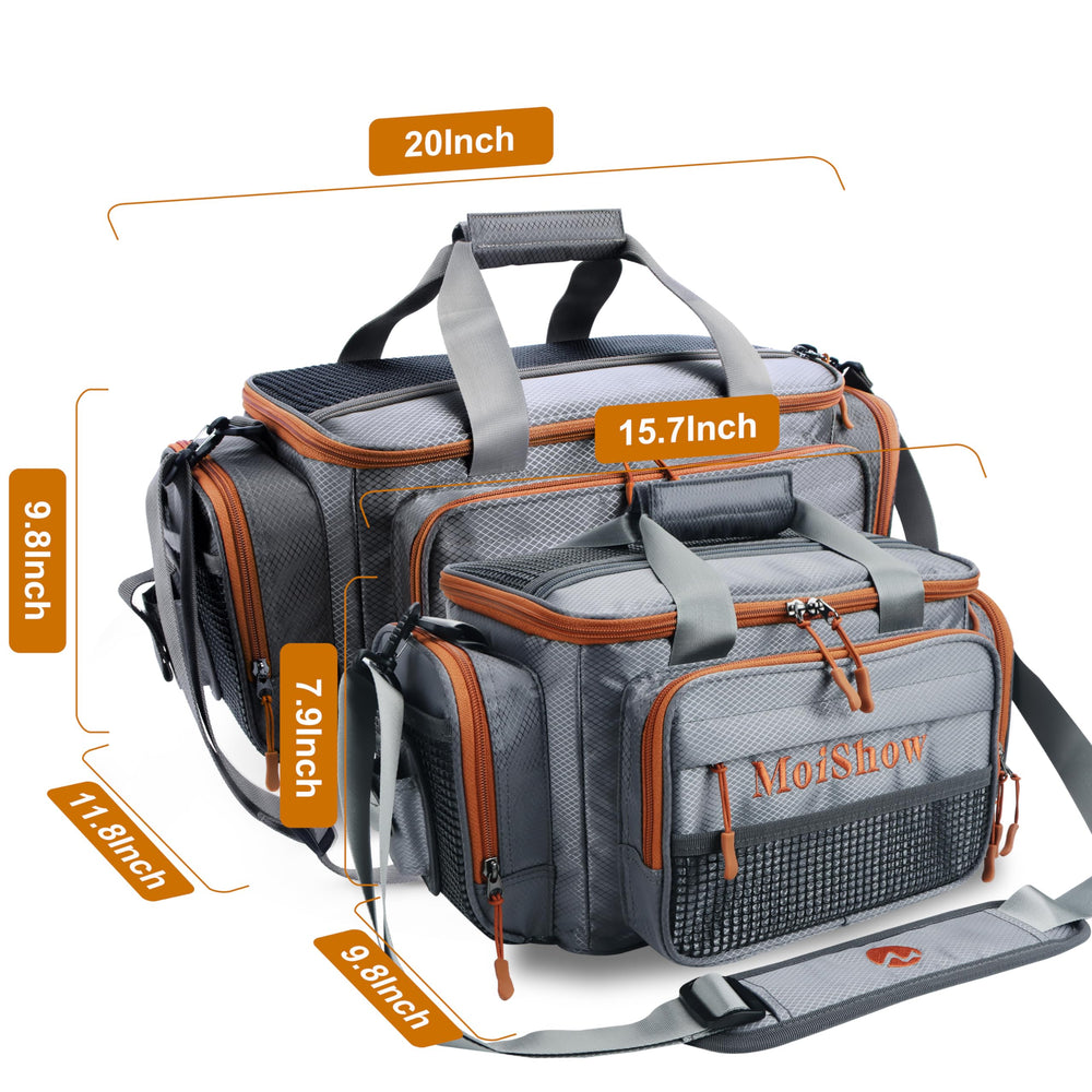 MoiShow grey side-pocket view for quick-access pliers and small tools.