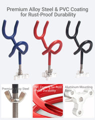 Mojiate 20-degree angle keeps tips above water for easy retrieval.