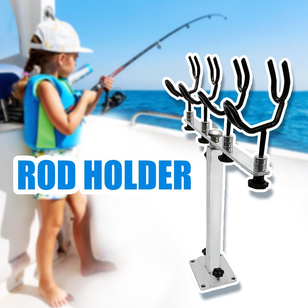 Mojiate rod holder close-up shows secure clamp design for demanding trips.