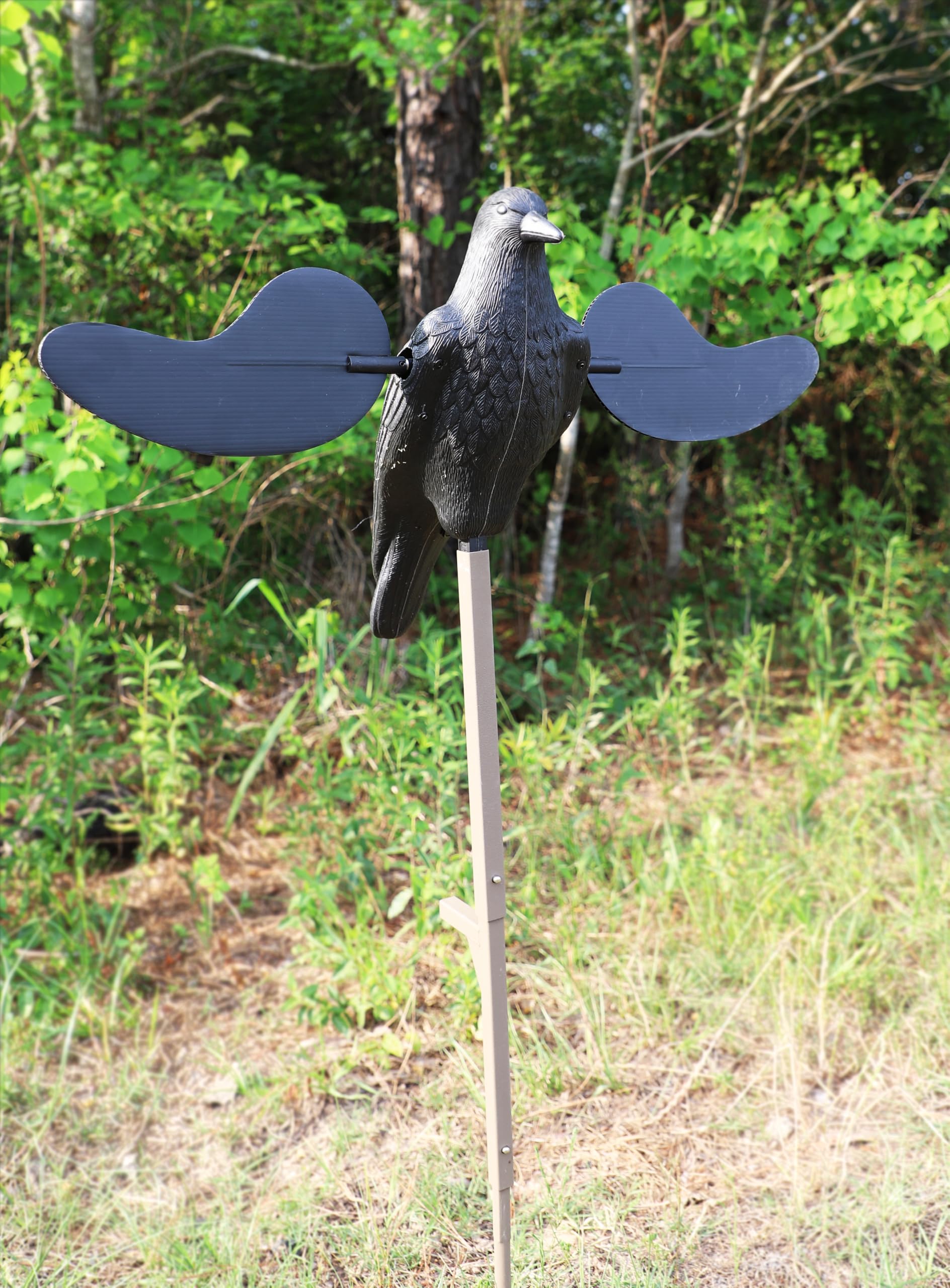 MOJO Outdoors Crow Decoy with durable construction for all-terrain use.