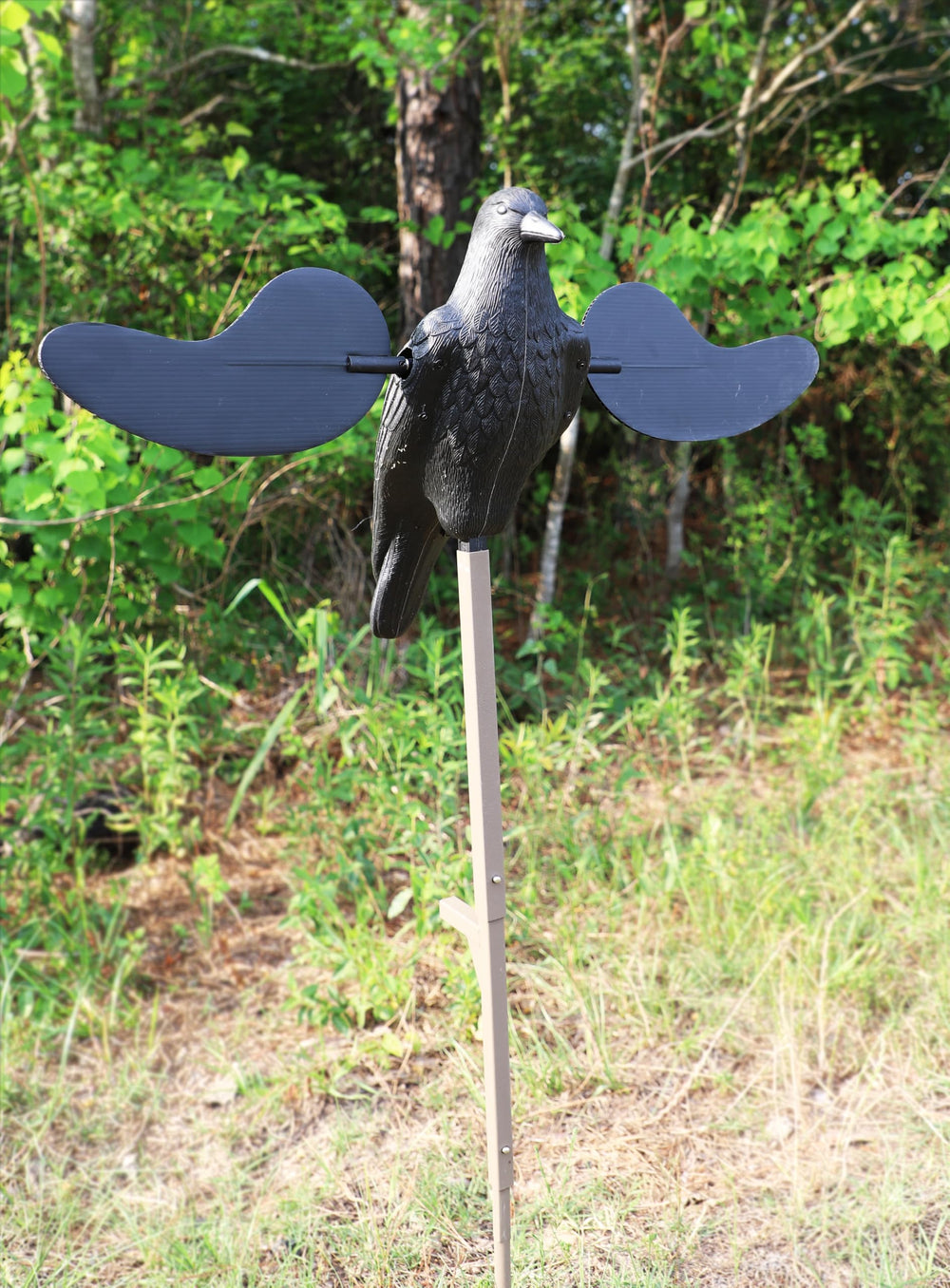 MOJO Outdoors Crow Decoy with durable construction for all-terrain use.