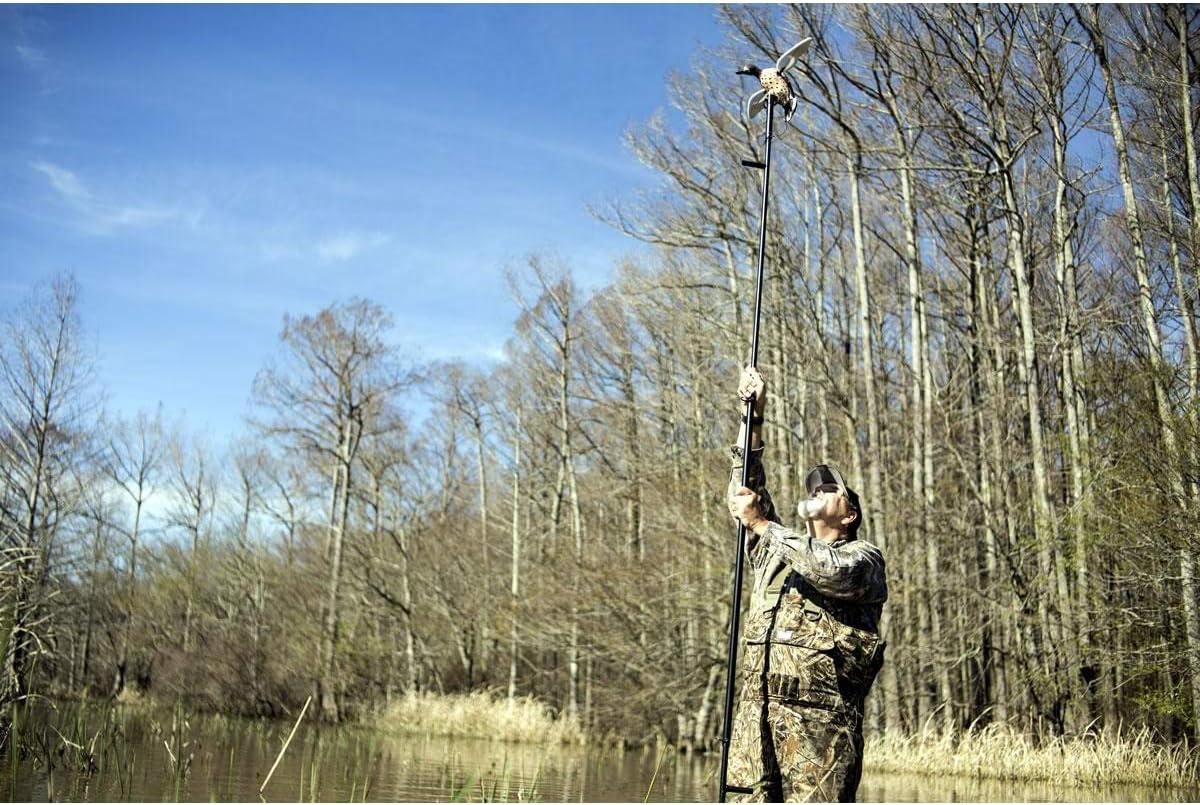 MOJO Outdoors extension pole cam lock top keeps the breast peg secure during setup