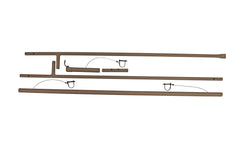 MOJO Outdoors extension pole height options allow 4', 8', or 12' setups for better visibility