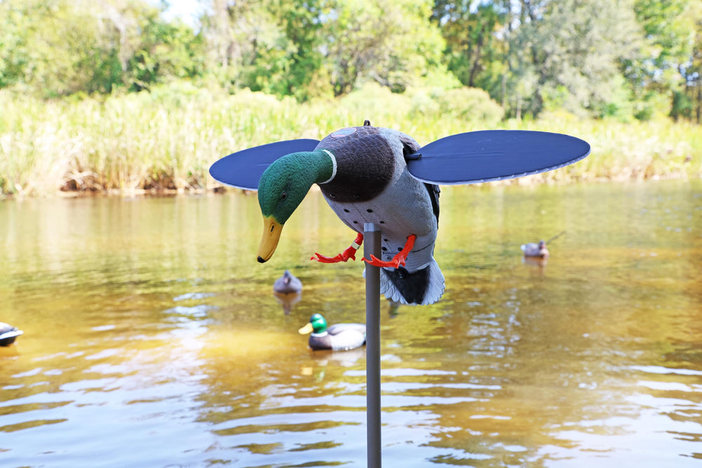 MOJO Outdoors silver mallard decoy leg band numbered indicates prize package entry