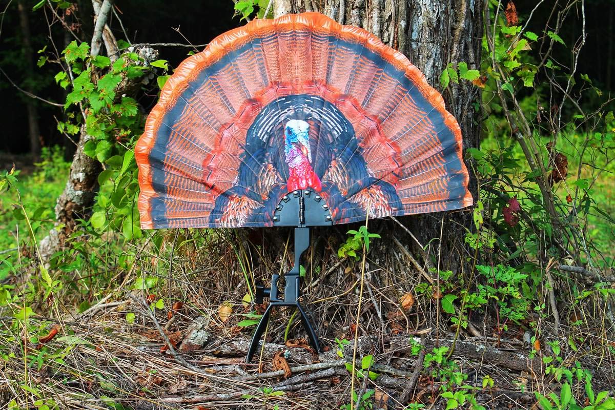 Upgraded hub supports adding your own turkey fan for extra realism