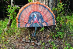 Upgraded hub supports adding your own turkey fan for extra realism