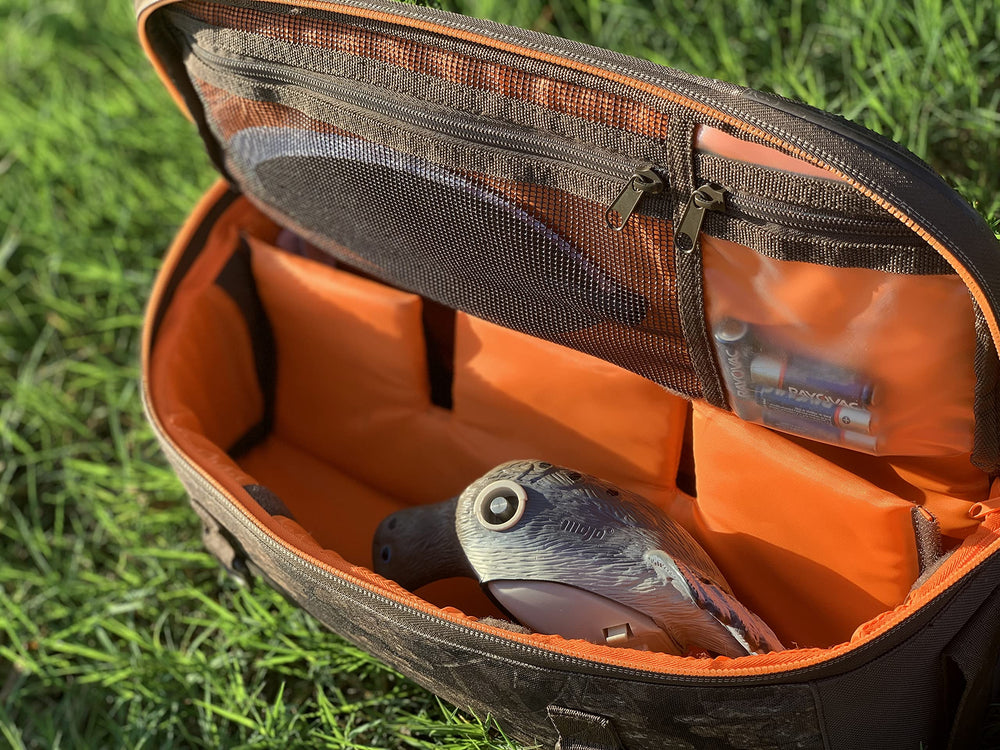MOJO Outdoors VooDoo Dove Decoy shows quick three-section pole setup.