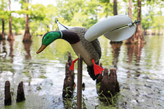 MOJO Outdoors Wind Duck includes a support pole for quick, secure setup.