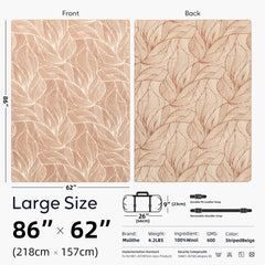 Molithe wool blanket edge-treatment closeup showing durable seams for long-lasting use