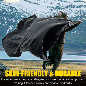 Molithe blanket outdoors illustrating indoor-outdoor versatility for adventures.