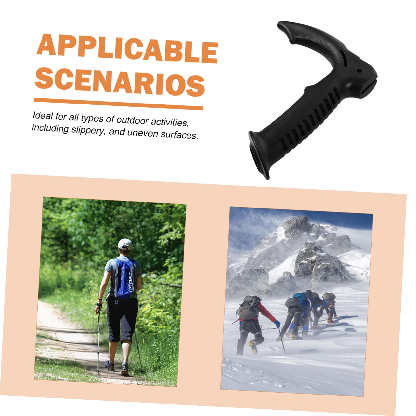 MOLUCKFU handle uses temperature-resistant plastic for all-weather use.