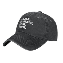 Side view showing adjustable strapback