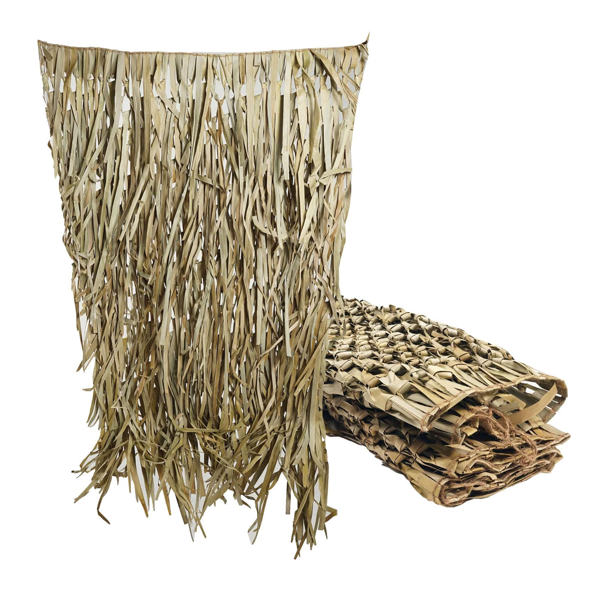 Momarsh Blind Grass Sheets camouflage setup on a blind, enhancing field concealment.