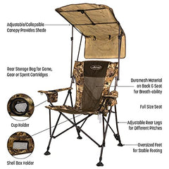 Momarsh dove chair featuring shell box and cup holder plus gear bag