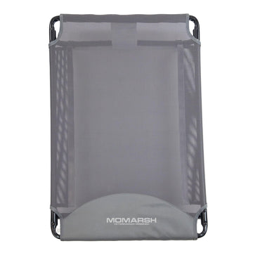 Momarsh duramesh-fabric-drains-liquids demonstrates quick drying and hygienic crate-cleaning.
