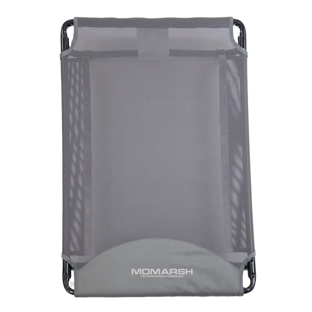 Momarsh duramesh-fabric-drains-liquids demonstrates quick drying and hygienic crate-cleaning.