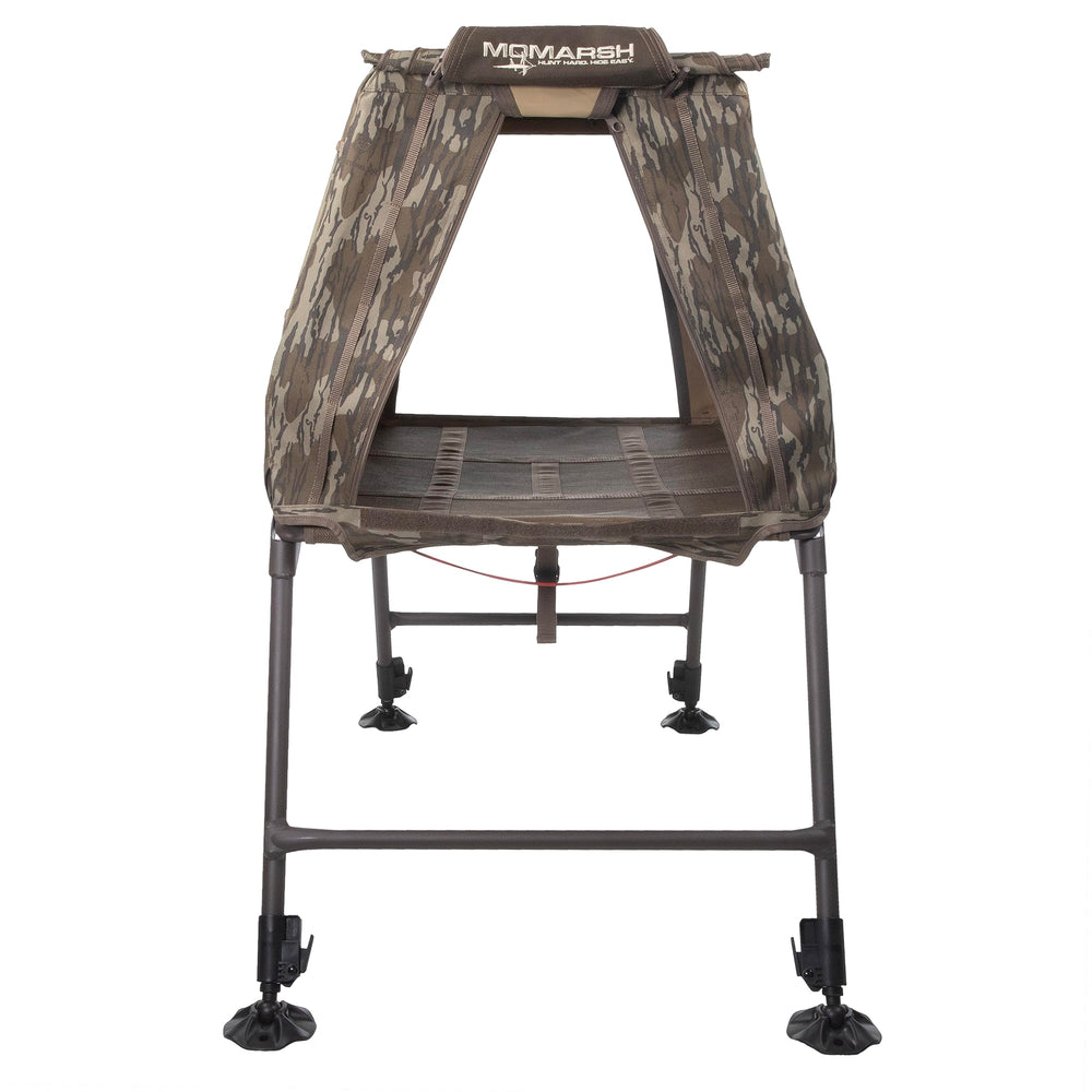 Momarsh Invisi Lab Dog Blind foldable-canopy and legs for easy transport.