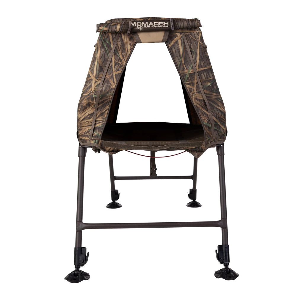 Momarsh Invisi Lab front and back doors with breathable mesh for quick access.