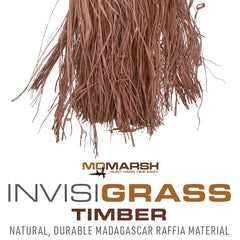 Momarsh InvisiGrass camouflage setup demonstrates quick concealment for layout blinds.