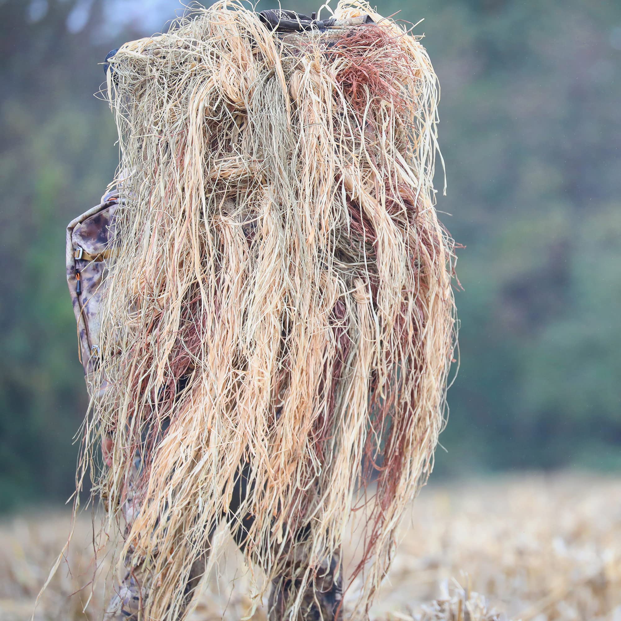 Momarsh InvisiGrass olive waterfowl concealment ideal for marsh blinds and pits