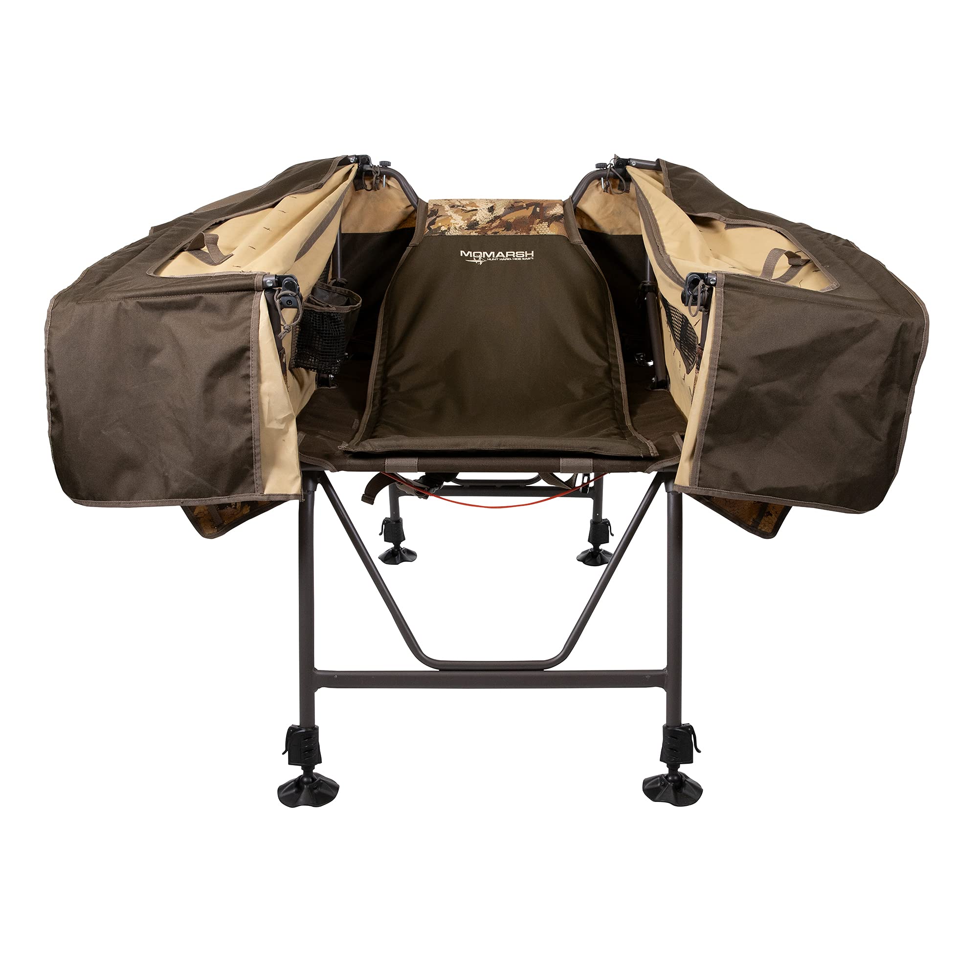 Momarsh InvisiMan blind pivot mud feet preventing sinking in soft ground