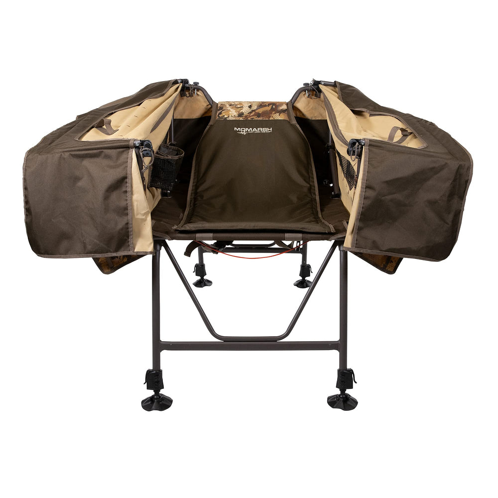 Momarsh InvisiMan blind pivot mud feet preventing sinking in soft ground