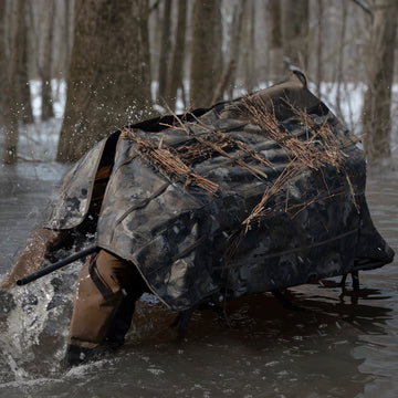 Momarsh InvisiMan blind interior storage keeps gear organized