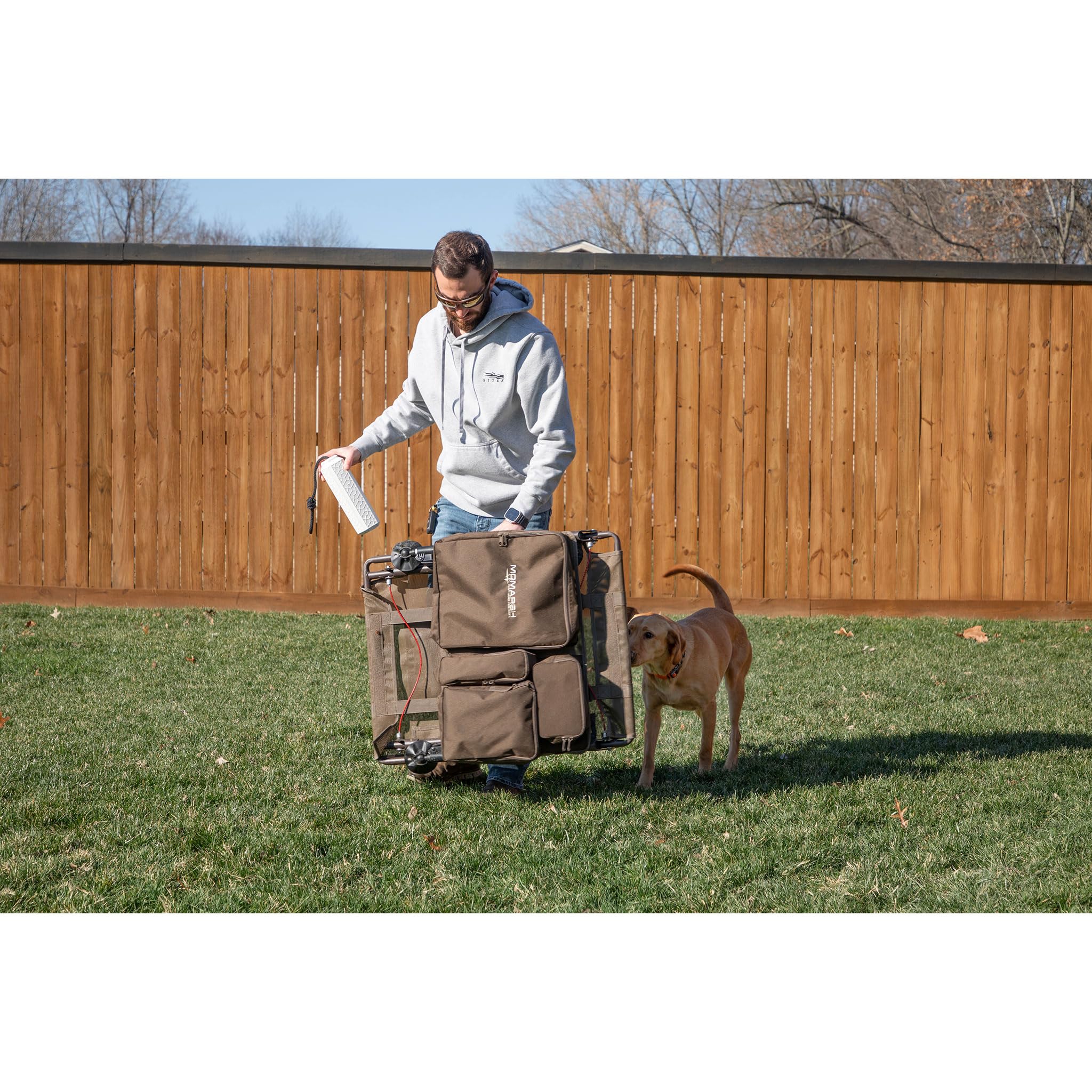 Momarsh LabLocker deployed dimensions 24x16x5 inches for spacious storage.