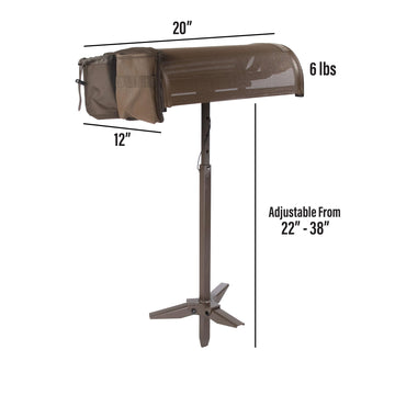 Momarsh saddle seat in sitting position with breathable quick-dry mesh keeps you dry.