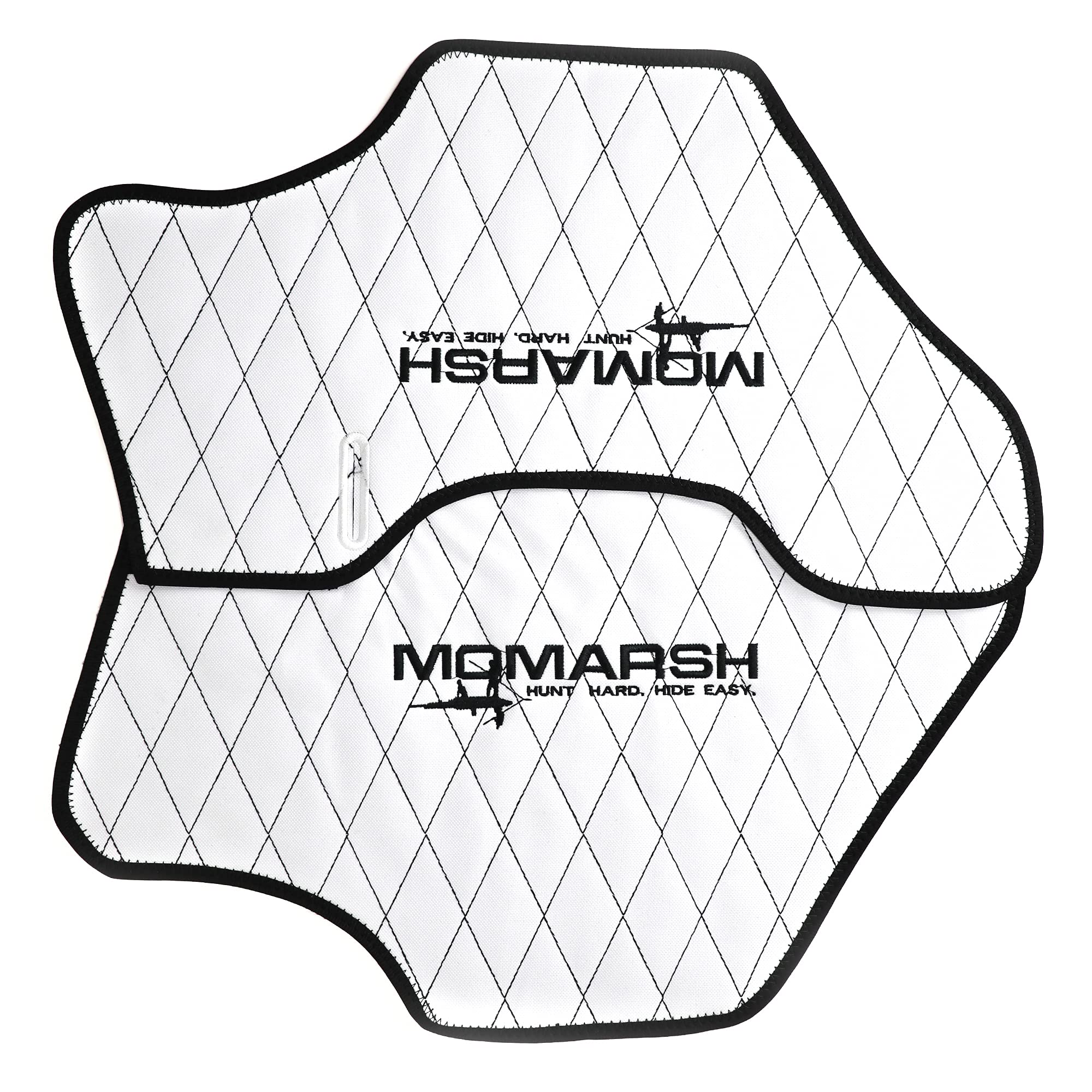 Momarsh Versa Vest replacement panel white with hook-and-loop for easy swapping.