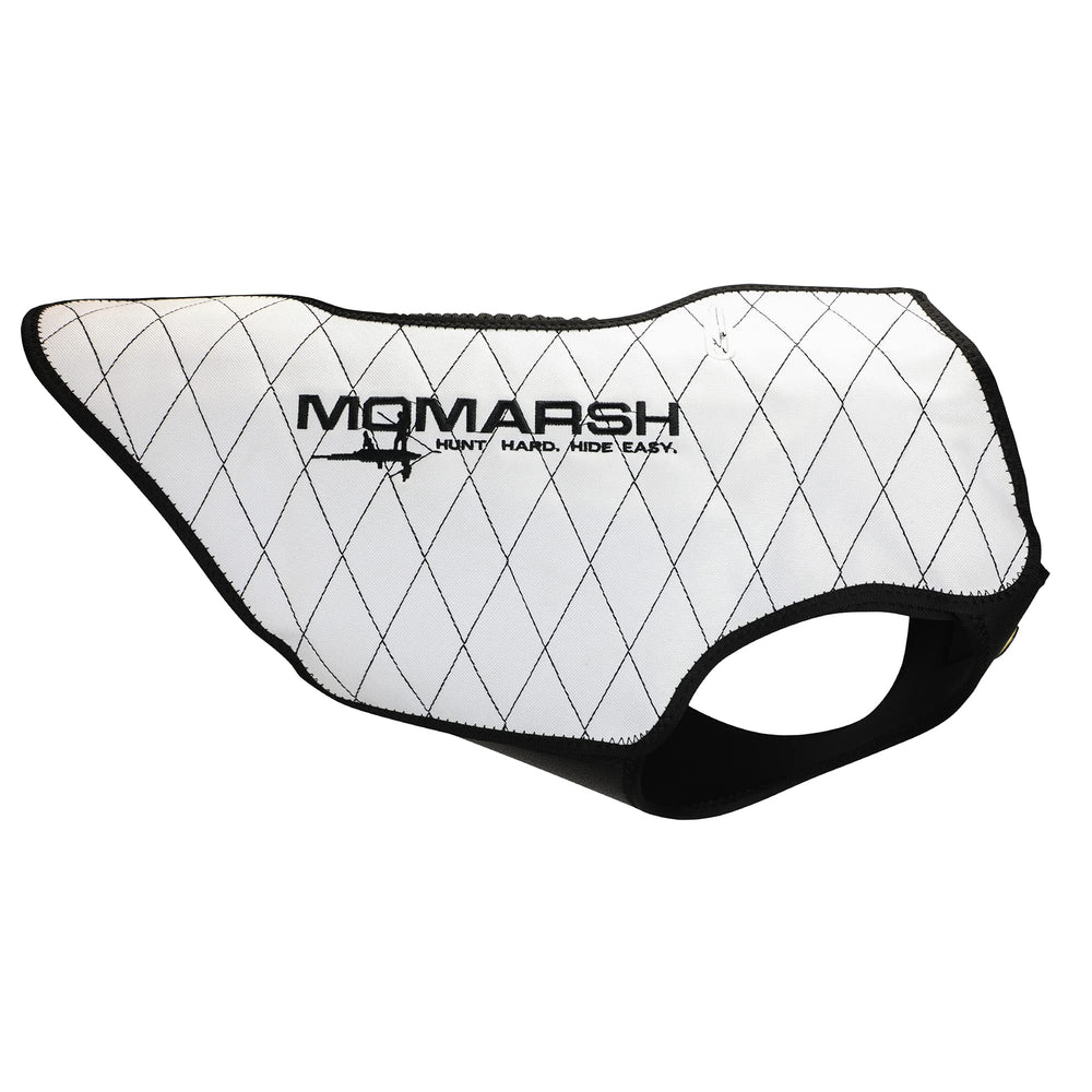 Momarsh Versa Vest replacement panel close-up showing secure Velcro fit for reliability.